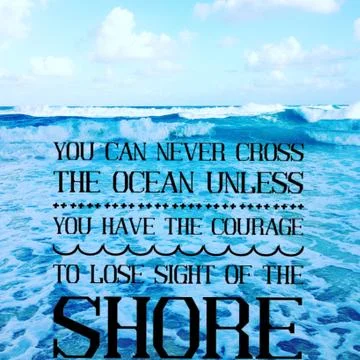Inspirational ocean image Stock Photos