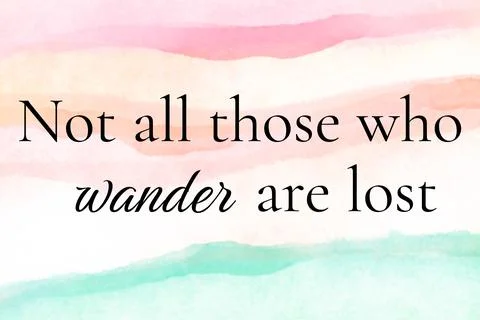 Inspirational Quote Stock Illustration