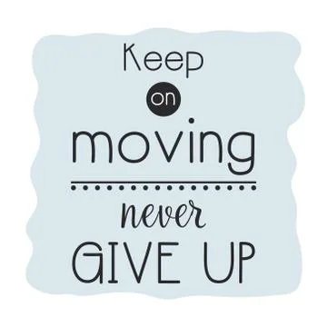 Inspirational quote, motivation Typography pattern Stock Illustration