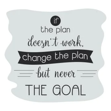 Inspirational quote, motivation Typography pattern Stock Illustration