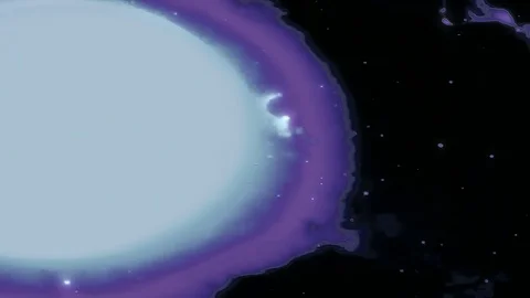 Inspirational Space Motion In Violet Art Stock Footage 101980198