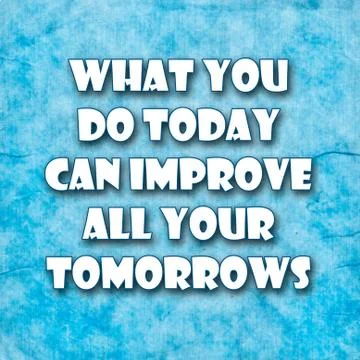 Inspirational Typographic Quote Stock Illustration