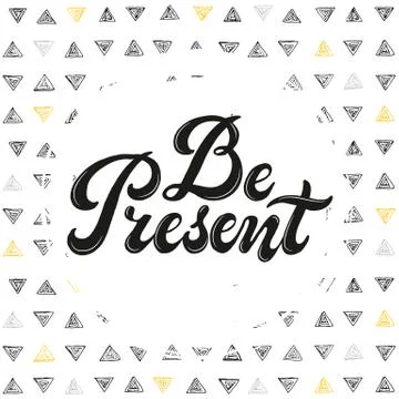 Inspirational Vector Poster Illustrazione stock