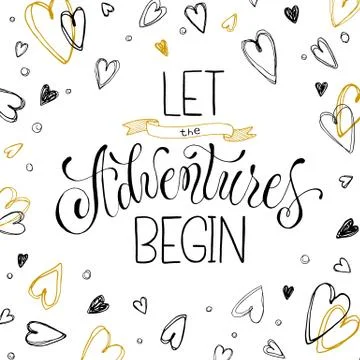 Inspirational Vector Poster Illustrazione stock