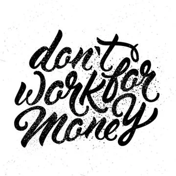 Inspirational vector typography. Stock Illustration