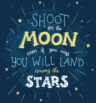 Inspirational vector typography Stock Illustration