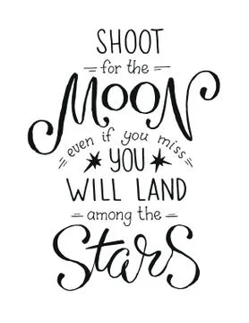 Inspirational vector typography Stock Illustration