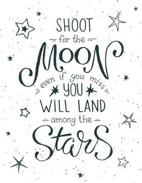 Inspirational vector typography Stock Illustration