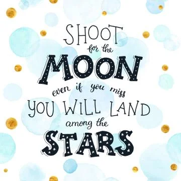 Inspirational vector typography Stock Illustration