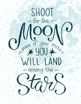 Inspirational vector typography Illustrazione stock