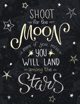 Inspirational vector typography Illustrazione stock