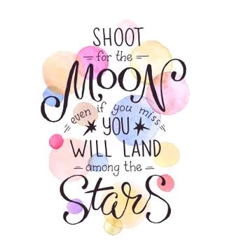 Inspirational vector typography Stock Illustration