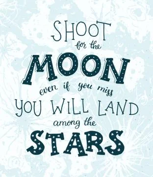 Inspirational vector typography Stock Illustration