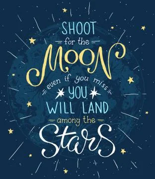 Inspirational vector typography Stock Illustration