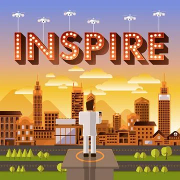 Inspire Stock Illustration