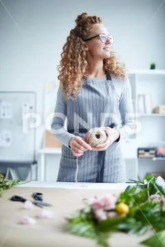 Inspired florist Stock Photos