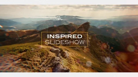 Inspired Slideshow After Effects stock