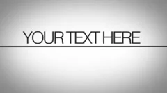 Inspiring corporate typography template - Logo reveal and slogan or tagline Stock After Effects