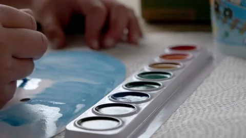 Inspiring Creativity in Children Stock Footage 236707199