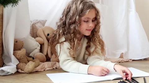 Inspiring creativity in a cozy play space filled with joy and imagination Stock-Footage 296323803