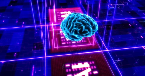 Inspiring Innovations: Artificial Intelligence, Computer Chips, and Technology. Stock Footage 238827167