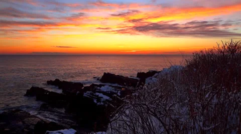 Inspiring Sunrise Stock Footage 33251786
