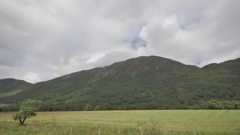Inspiring time lapse in a Cloudy Day Reflected in a Quiet Small River 스톡 동영상 97359596