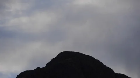 Inspiring time lapse in a Cloudy Day Reflected in a Quiet Small River 스톡 동영상 97359810