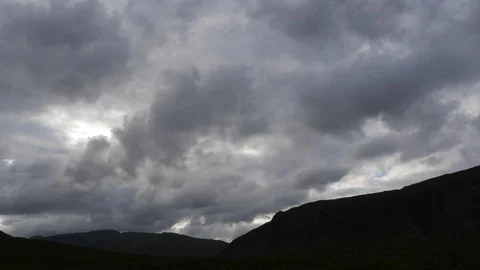 Inspiring time lapse in a Cloudy Day Reflected in a Quiet Small River 스톡 동영상 97359872