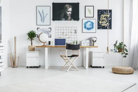 Inspiring work zone 库存照片