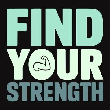 Inspiring Workout Typography for Those Committed to Progress Every Day Stock Illustration