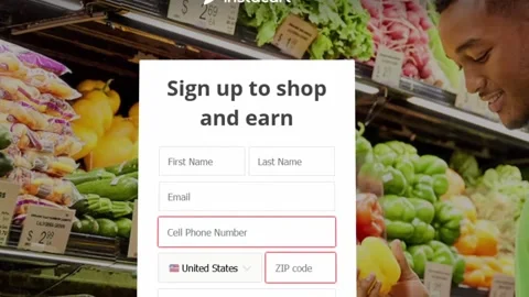 Instacart app Stock Footage 145436145
