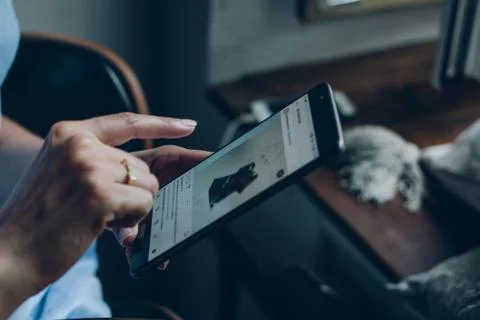 Instagram app Stock Photos