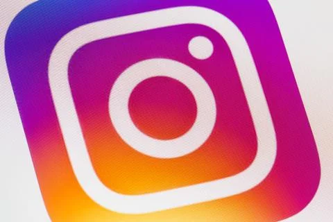 Instagram application icon Foto stock