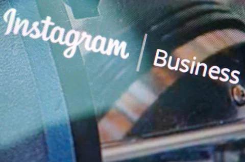 Instagram business theme Stock Photos