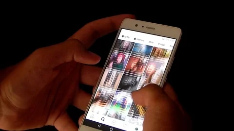 Instagram Stock Footage 113284740