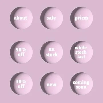Instagram highlights cover Stock Illustration