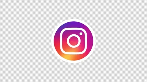 Instagram Icon Stock Footage 245450737