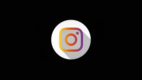 logo instagram noir