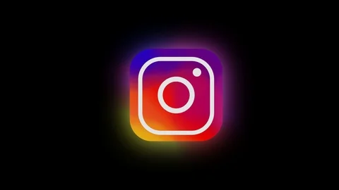 Instagram logo Stock Footage 114384188