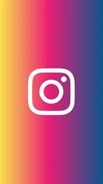 Instagram logo sign symbol vector. Mobile apps online service icon. Social Media Stock Illustration