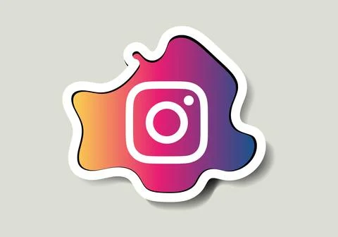 Instagram logo vector is a stylized representation of the logo for the popular Stock Illustration