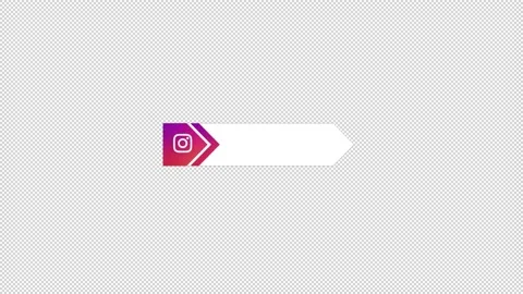 Instagram lower third HD 스톡 동영상 239280836