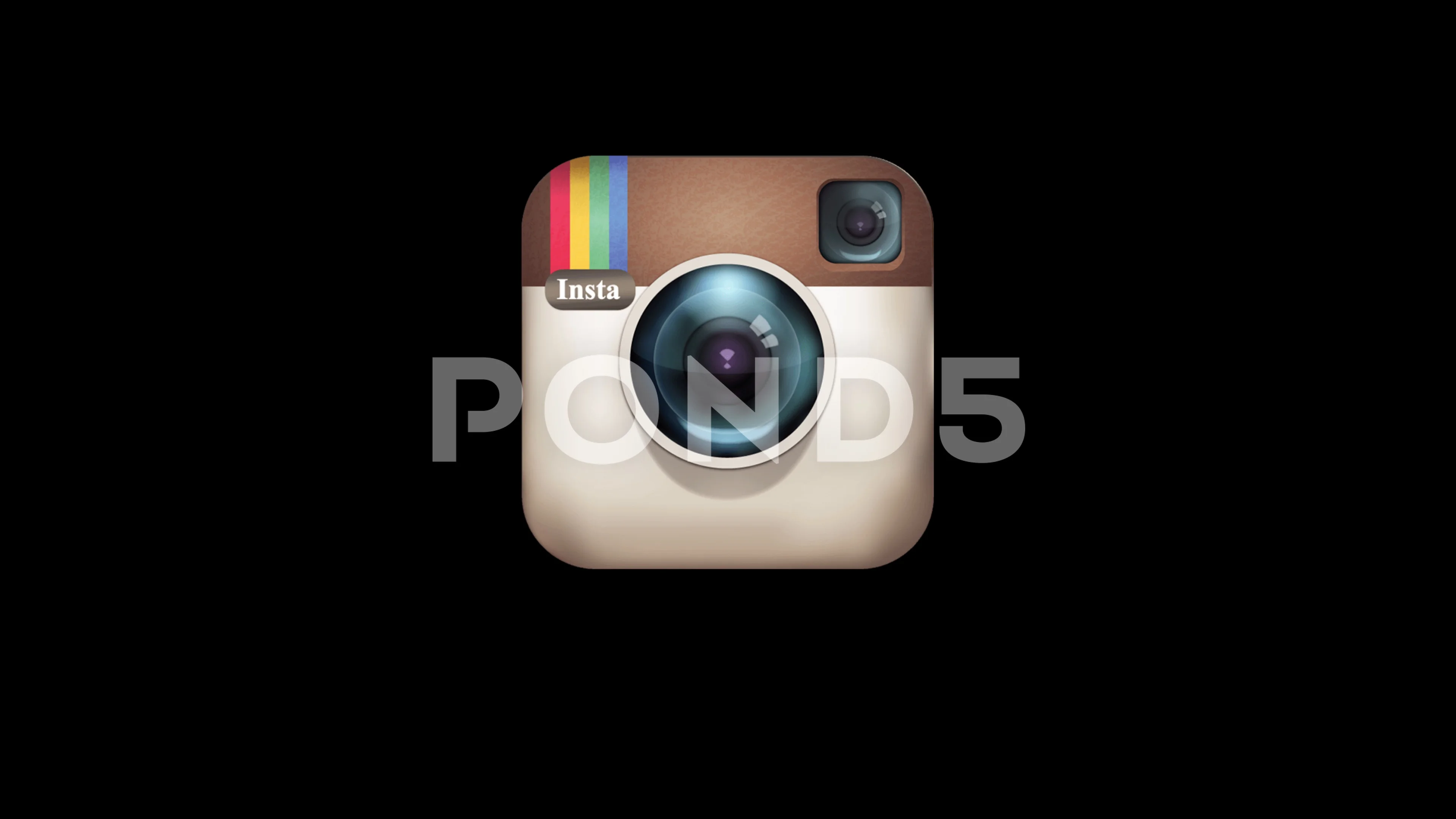 Instagram Old Logo Pop Up Notification A... | Stock Video | Pond5