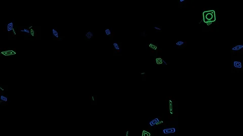 Instagram Particles Background Stock Footage 79955874