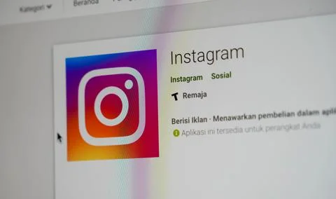 Instagram Foto stock