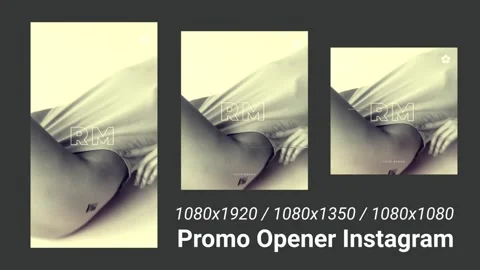 Instagram promo After Effects stock