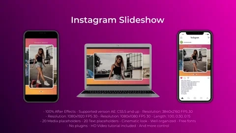 Instagram Slideshow Stock After Effects