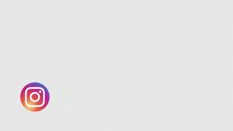 Instagram Social Media Lower Third Stock Footage 194290766