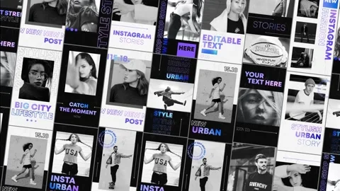 Instagram Stories After Effects素材